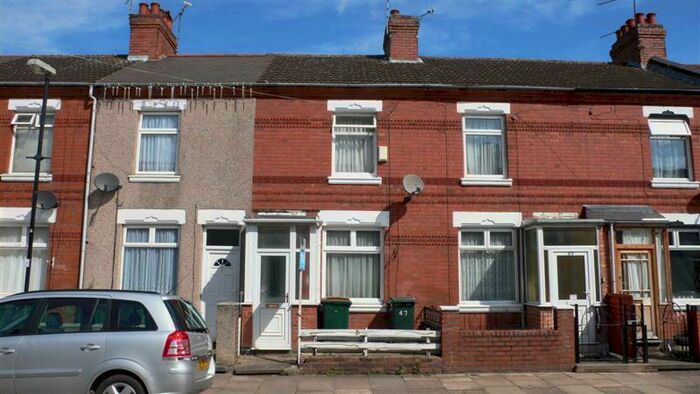 2 Bedroom Terraced House To Rent In Caludon Road, Stoke, Coventry, West Midlands, CV2
