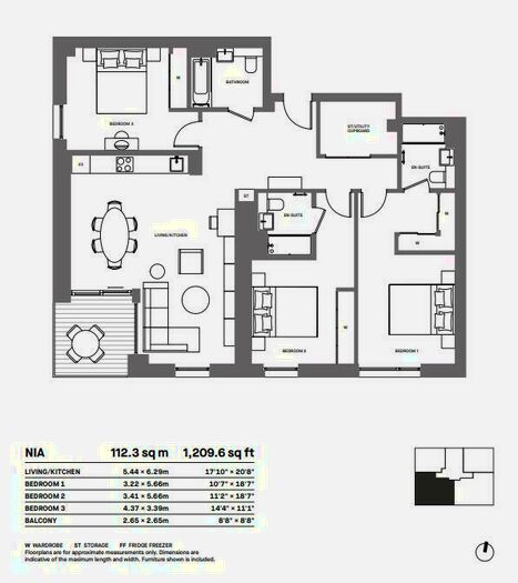 3 Bedroom Apartment To Rent In Author, Kings Cross, York Way, London, N1