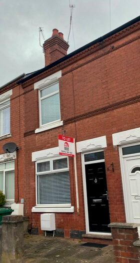 2 Bedroom Terraced House To Rent In Broomfield Road, Coventry, West Midlands, CV5