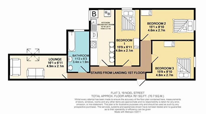 3 Bedroom Flat To Rent In Noel Street, Forest Fields, NG7