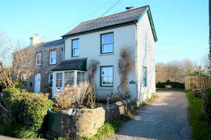 3 Bedroom Semi-Detached House For Sale In Veryan, Truro, Cornwall.TR2