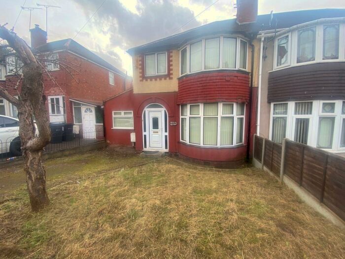 3 Bedroom House To Rent In Neville Road, Erdington., B23