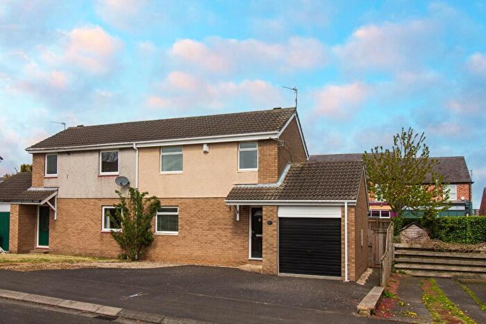 2 Bedroom Semi-Detached House For Sale In Bamburgh Drive, Pegswood, Morpeth, NE61