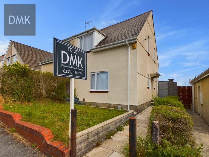 2 Bedroom Semi-Detached House To Rent In Creidiol Road, Mayhill, Swansea, SA1
