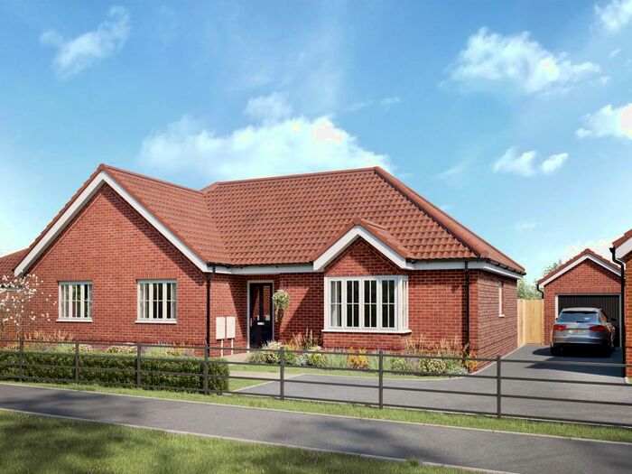 3 Bedroom Bungalow For Sale In "The Bentley" At Jervis Close, Eye, Suffolk, IP23