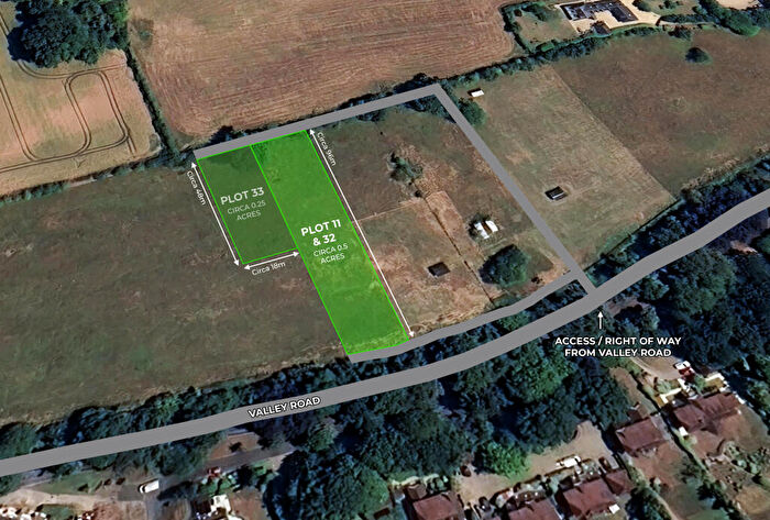 Land For Sale In Plot &, Valley Road, Barham, Canterbury, Kent, CT4