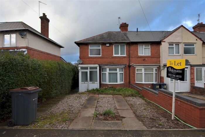 2 Bedroom Property To Rent In Colworth Road, Northfield, Birmingham, B31