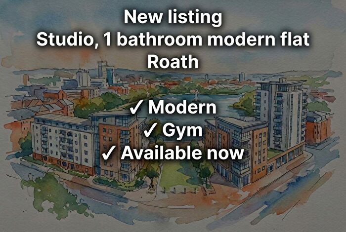 Studio To Rent In City Road, Cathays, Cardiff, CF24