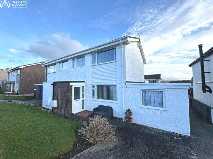 3 Bedroom Semi-Detached House For Sale In Ffordd Gwenllian, Llanfairpwll, Anglesey, LL61