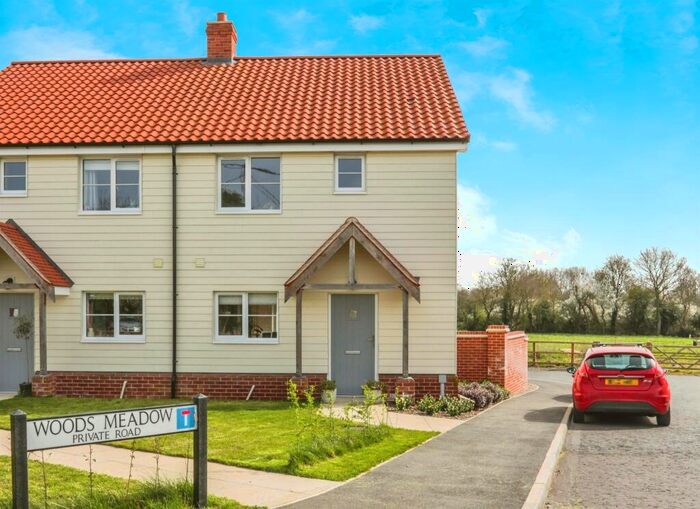 2 Bedroom Semi-Detached House For Sale In Woods Meadow, Bredfield, Woodbridge, IP13