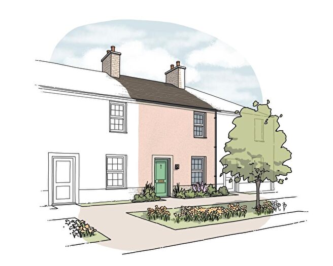 2 Bedroom Terraced House For Sale In Spa Gardens, Gainford (The Blackwell), DL2