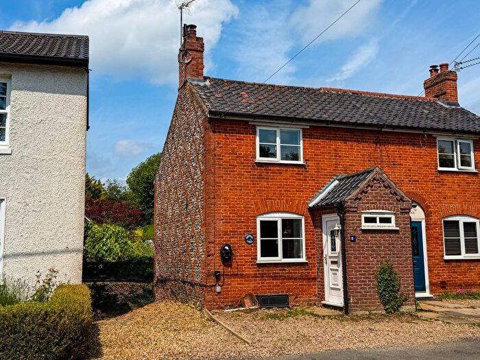 2 Bedroom Semi Detached House For Sale In The Street, Rockland All Saints, Attleborough, Norfolk, NR17