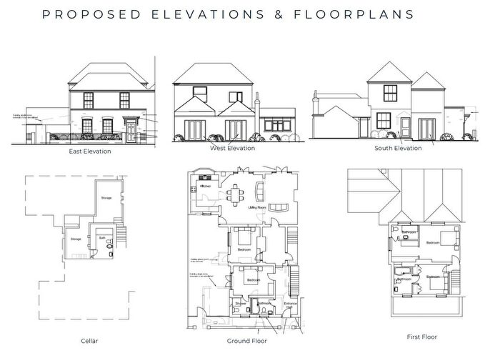 4 Bedroom Link Detached House For Sale In St Pauls Road, Chichester, West Sussex, PO19