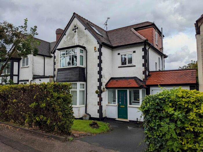 4 Bedroom Detached House To Rent In Selwyn Road, Edgbaston, Birmingham, B16