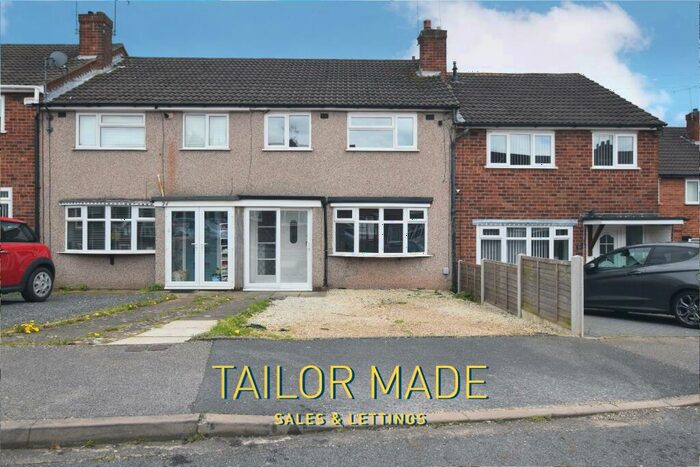3 Bedroom Terraced House To Rent In Wendover Rise, Allelsey Park, Coventry, - Available Now, CV5
