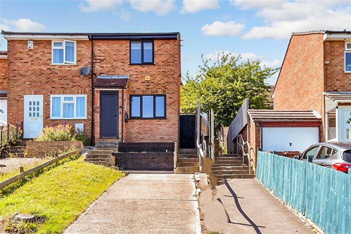 2 Bedroom Semi-Detached House For Sale In Shanklin Close, Walderslade, Chatham, Kent, ME5