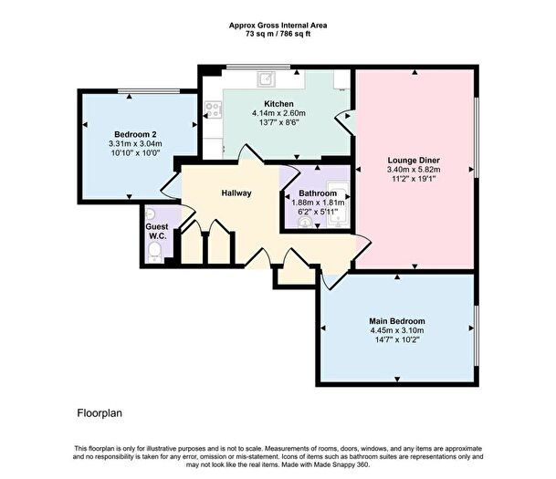 2 Bedroom Apartment For Sale In Granville Road, London, N12