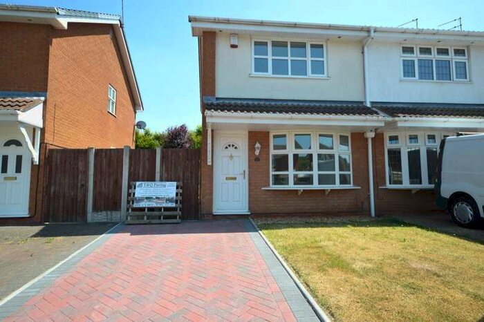 2 Bedroom Semi-Detached House To Rent In Stephenson Drive, Perton, Wolverhampton, Staffordshire, WV6
