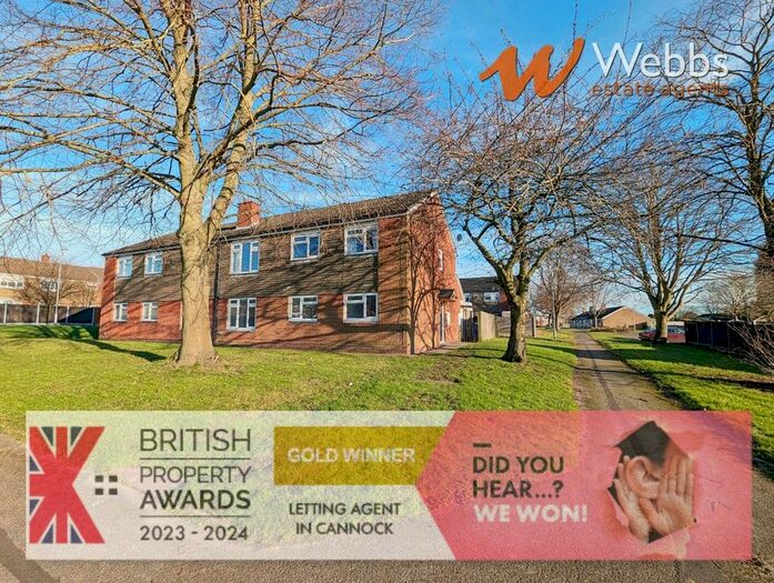 2 Bedroom Flat To Rent In Exonbury Walk, Cannock, WS11