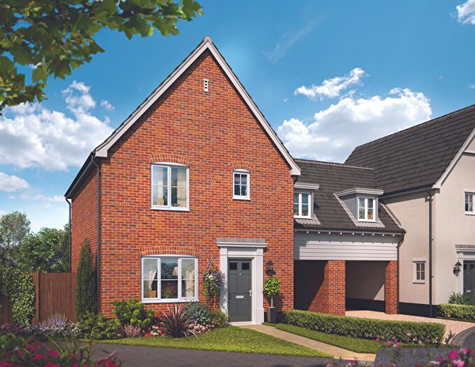 3 Bedroom Link Detached House For Sale In Barsham Vale, Butterfly Drive, Beccles, Suffolk, NR34