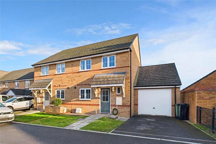 3 Bedroom Semi-Detached House For Sale In Polden Walk, Midsomer Norton, Radstock, Somerset, BA3