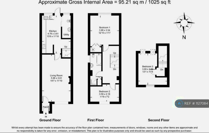 3 Bedroom End Of Terrace House To Rent In Royal George Road, Burgess Hill, RH15
