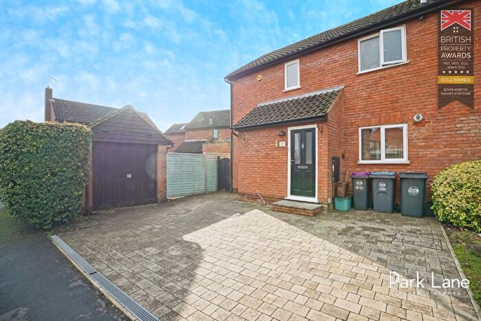 2 Bedroom Semi-Detached House For Sale In The Barons, Bishop's Stortford, Hertfordshire, CM23