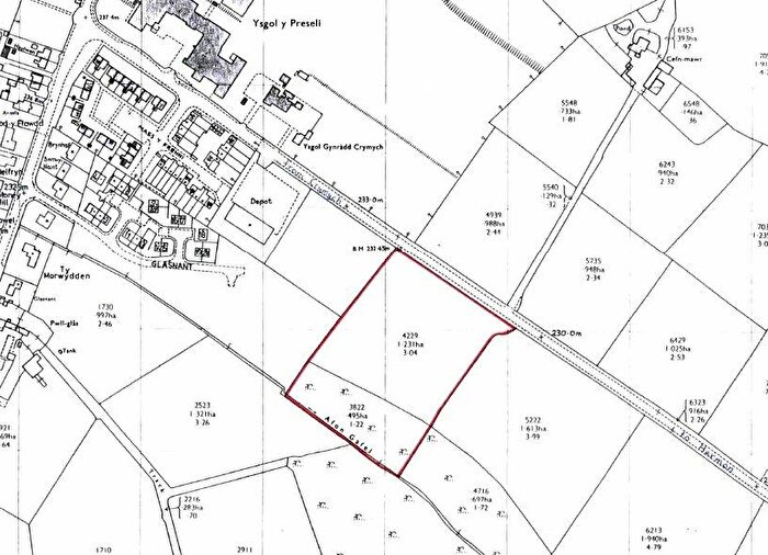 Land For Sale In Hermon Road, Crymych, Pembrokeshire, SA41