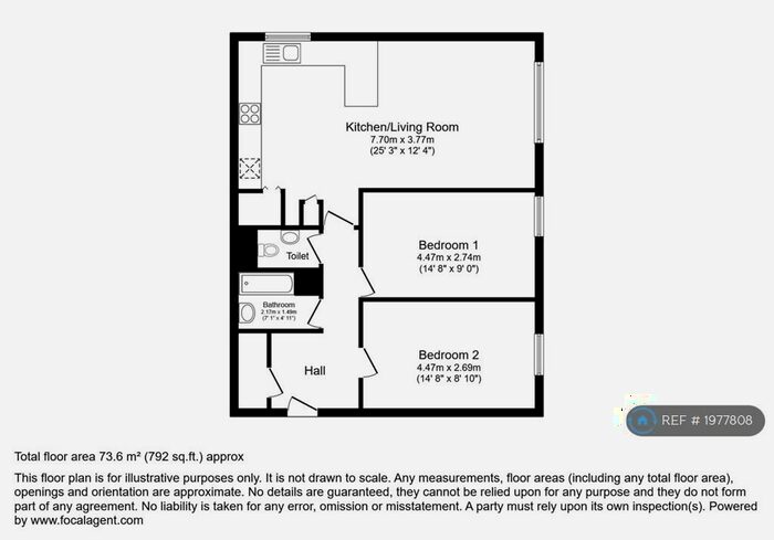 2 Bedroom Flat To Rent In Nine Acre Court, Salford, M5