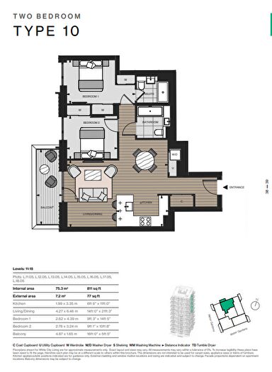 2 Bedroom Flat To Rent In Cascade Way, London, W12