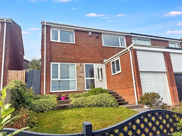 3 Bedroom Semi-Detached House For Sale In Meadow Way, Lanchester, Durham, DH7