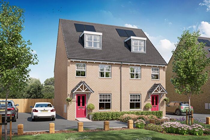 3 Bedroom Semi Detached House For Sale In "The Braxton - Plot " At Whistlefields Close, Moulton, Northampton, NN3
