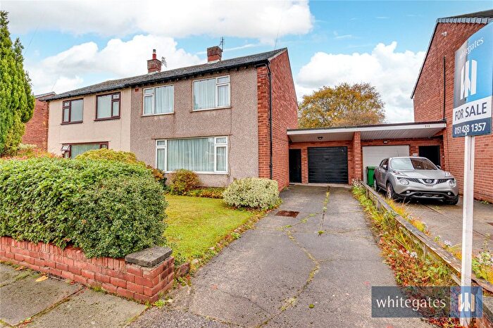 3 Bedroom Semi Detached House For Sale In Hunts Cross Avenue, Liverpool, Merseyside, L25