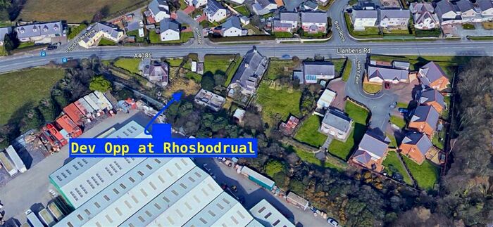 Land For Sale In Land Off Rhosbodrual Terrace, Caernarfon, LL55