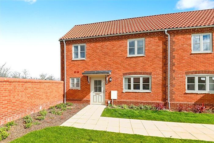 2 Bedroom End Of Terrace House For Sale In Beales Court, Docking, King's Lynn, Norfolk, PE31