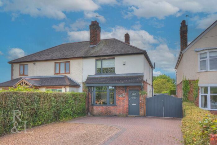 2 Bedroom Semi-Detached House For Sale In Leicester Road, New Packington, Ashby-De-La-Zouch, LE65