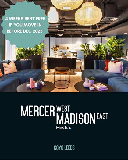 1 Bedroom Flat To Rent In Mercer West Madison East, LS2