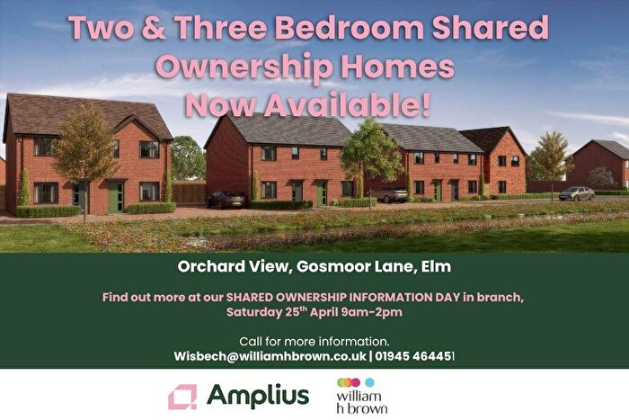 2 Bedroom Semi-Detached House For Sale In Gosmoor Lane, Elm, Wisbech, PE14