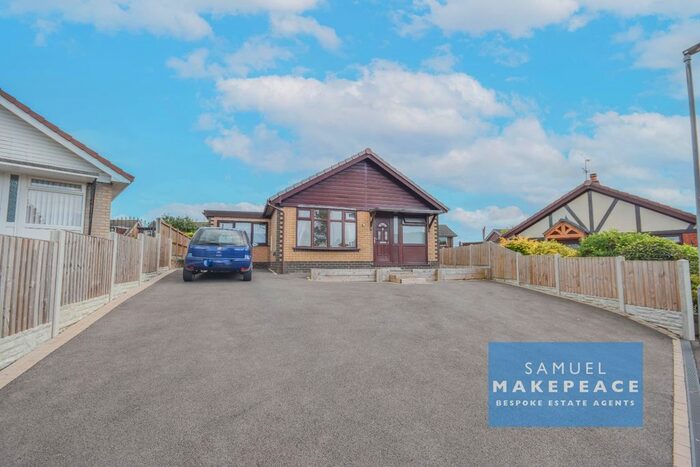 2 Bedroom Detached Bungalow To Rent In Elmwood Close, Church Lawton, Stoke-On-Trent, Cheshire, ST7
