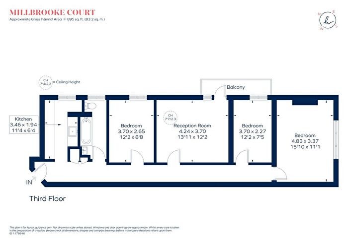 3 Bedroom Flat To Rent In Keswick Road, London, SW15