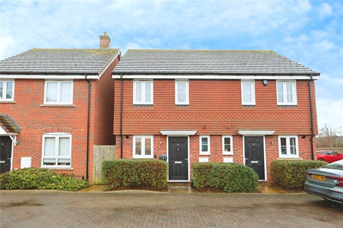 2 Bedroom Semi Detached House For Sale In Gates Drive, Maidstone, Kent, ME17