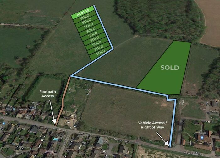Land For Sale In Plot, Land Off New Farm Drive, Abridge, Epping Forest, Essex, RM4