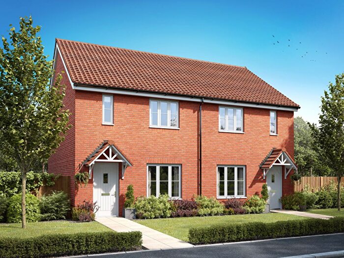 2 Bedroom Semi-Detached House For Sale In "The Addlebrough" At Abbey Road, Leiston, IP16