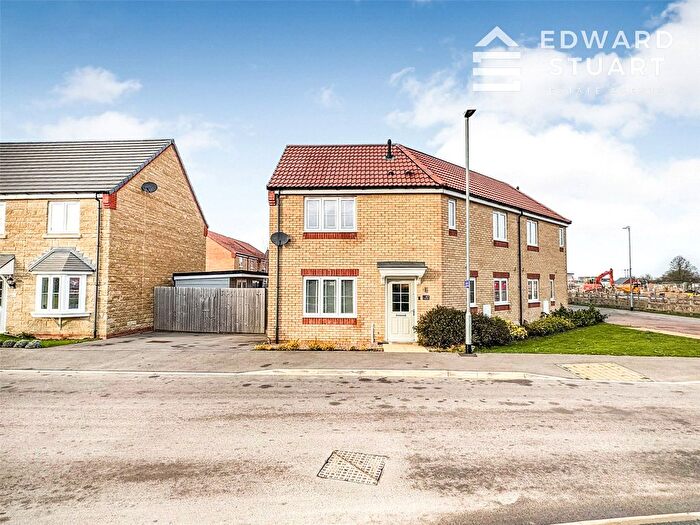 3 Bedroom Semi Detached House For Sale In Harrier Way, Market Deeping, Peterborough, Lincolnshire, PE6