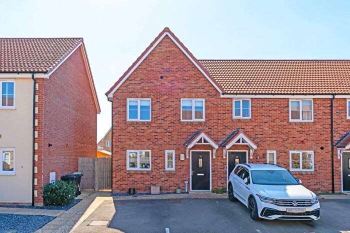 2 Bedroom End Terrace House For Sale In Robinson Avenue, Houghton Conquest, Bedford, Bedfordshire, MK45