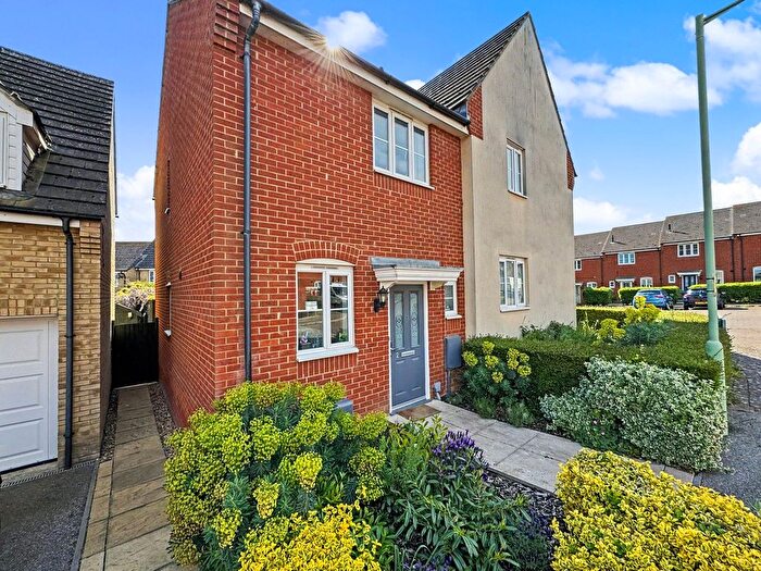 2 Bedroom Semi Detached House For Sale In Brambling Close, Stowmarket, IP14