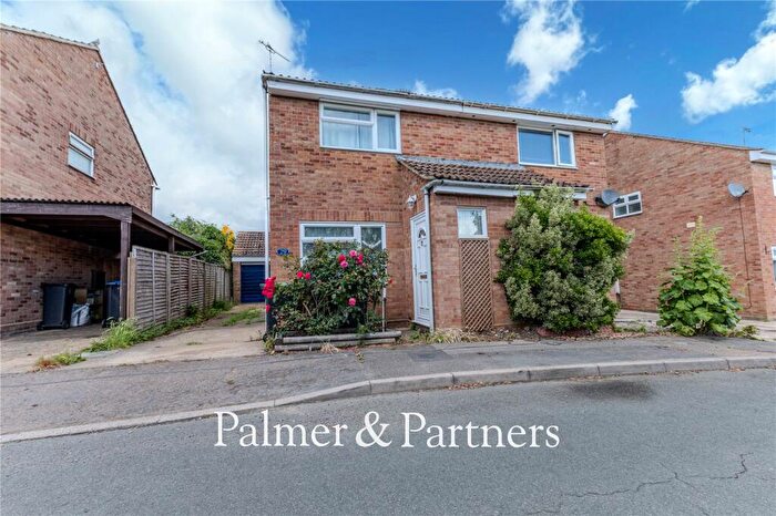 2 Bedroom Semi Detached House For Sale In Steggall Close, Needham Market, Suffolk, IP6