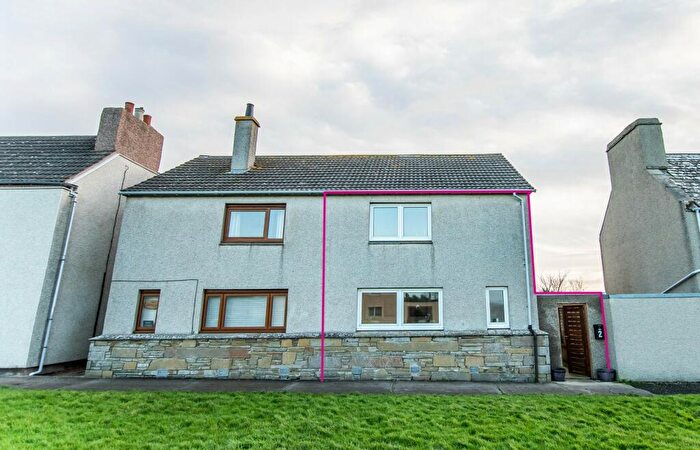 2 Bedroom Semi-Detached House For Sale In Main Street, Lybster, Highland., KW3