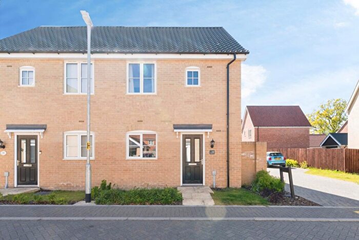 2 Bedroom Semi-Detached House For Sale In Strickland Drive, Swanton Morley, Dereham, Norfolk, NR20