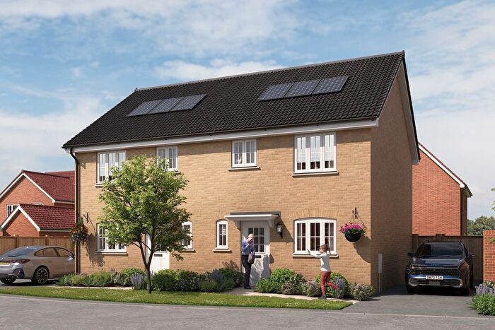 3 Bedroom Semi Detached House For Sale In "The Chaffinch" At Bluebell Avenue, Maldon, CM9